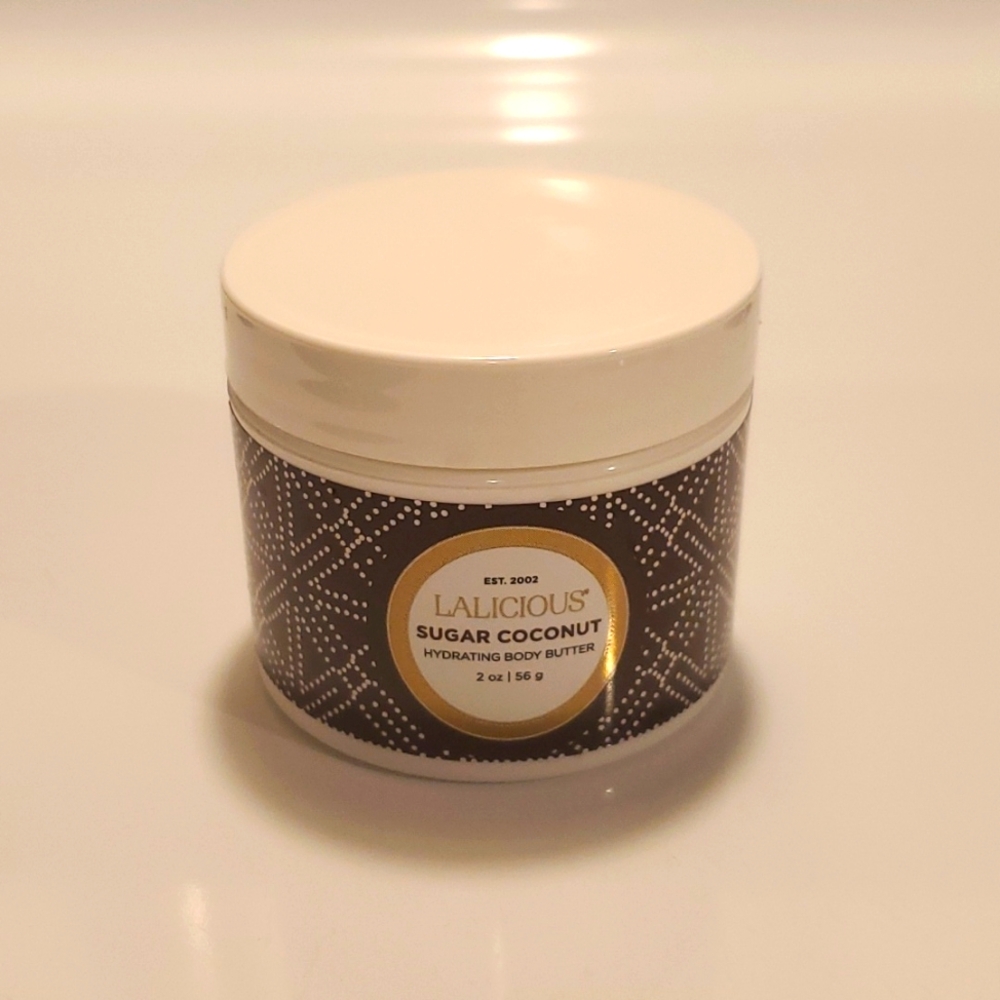 New Lalicious Body Butter Mini 2 oz in Sugar Coconut